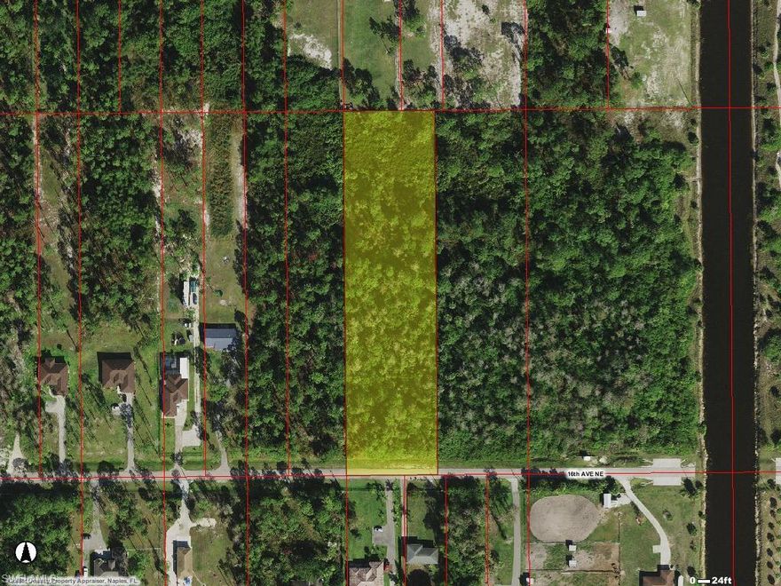 ***100% Uplands*** DEP Report attached. 2.5 Acres with northern exposure to build your new dream home! Lots of room to spread out! This great parcel is in an amazing location also, located just east of Everglades Blvd. & south of Randall Blvd. Close to shopping, dining and schools! Build your new dream home now, or hold this parcel for future investment!