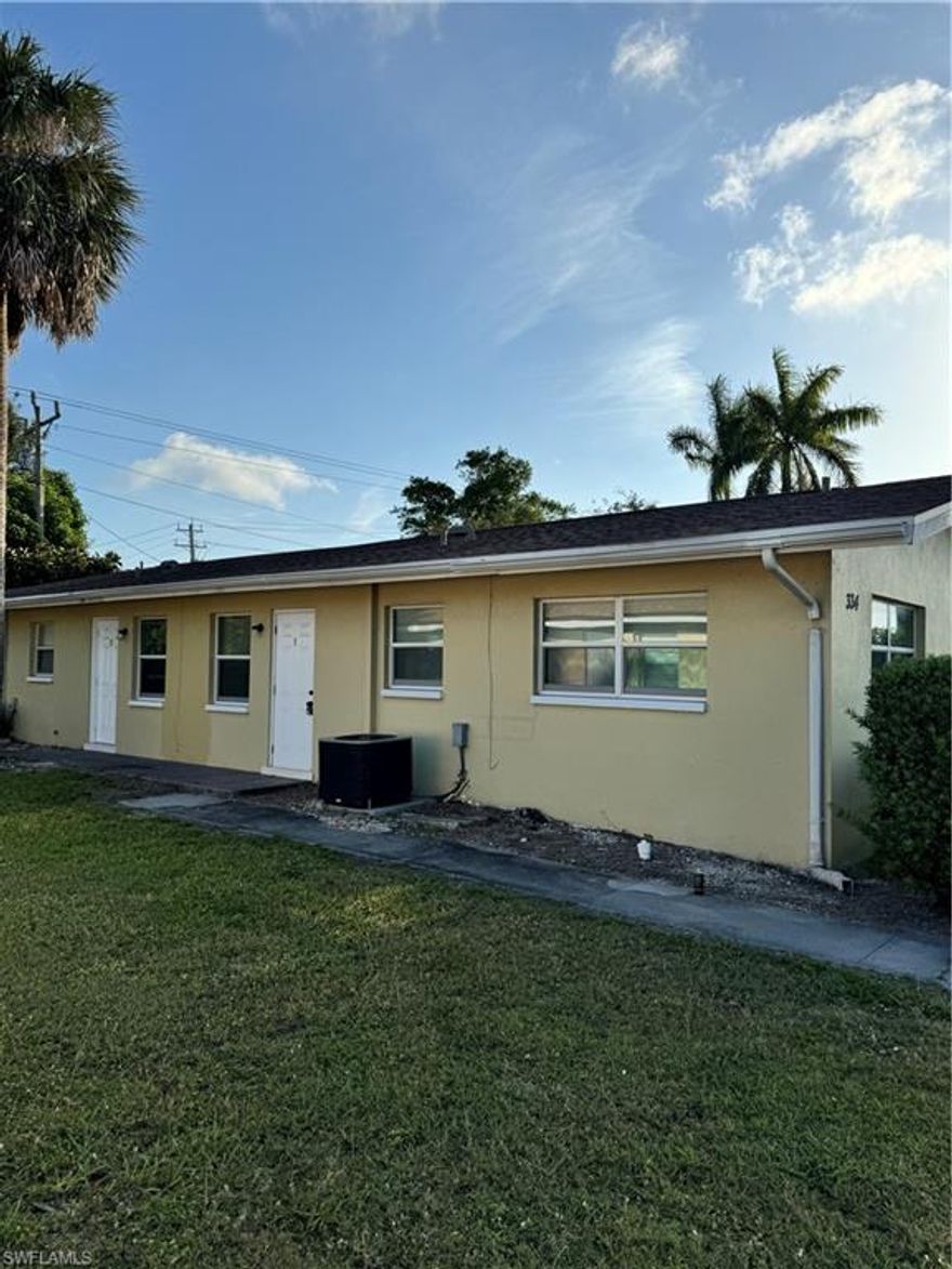 A well maintained 2 bedroom/ 2 Bath in a great location in Cape Coral! This home features tile throughout, custom paint, large screened in patio lanai, close to shopping,