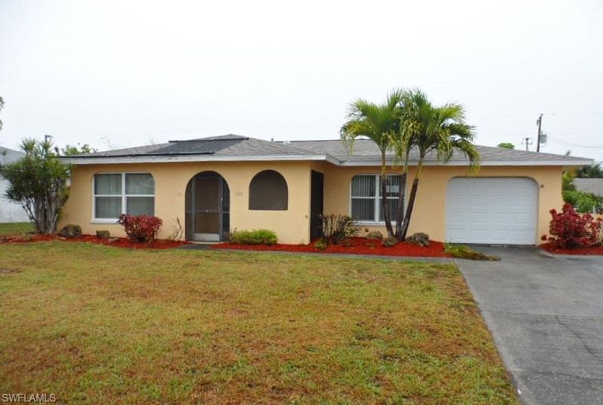 This may just be the home you are looking for!  This 2 bed, 2 bath, pool home features over 1100 square feet under air with a one car garage and a storage shed in yard to keep yard tools. Many updates through the years including, modern kitchen, new appliances, freshly painted, newer roof and windows. Home on city utilities and ready for new owners. Great location within minutes to conveniences.