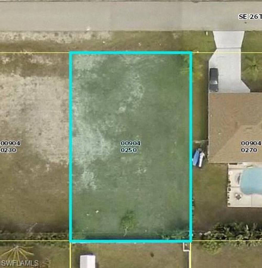 Building in southeast Cape Coral, with southern exposure and room for a pool. Convenient access to shopping and restaurants along Pine Island Road and convenient to Punta Gorda, as well as I-75. Easy access to Southwest Florida International Airport. Great time to build or invest for the future!