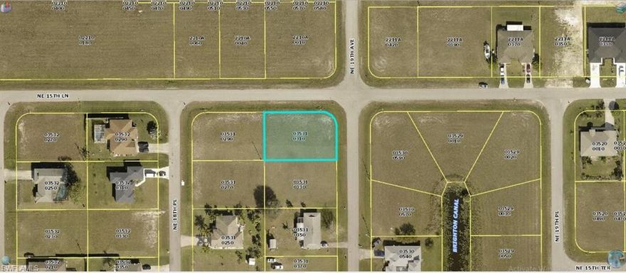 Nice buildable corner lot located in a growing area of Cape Coral