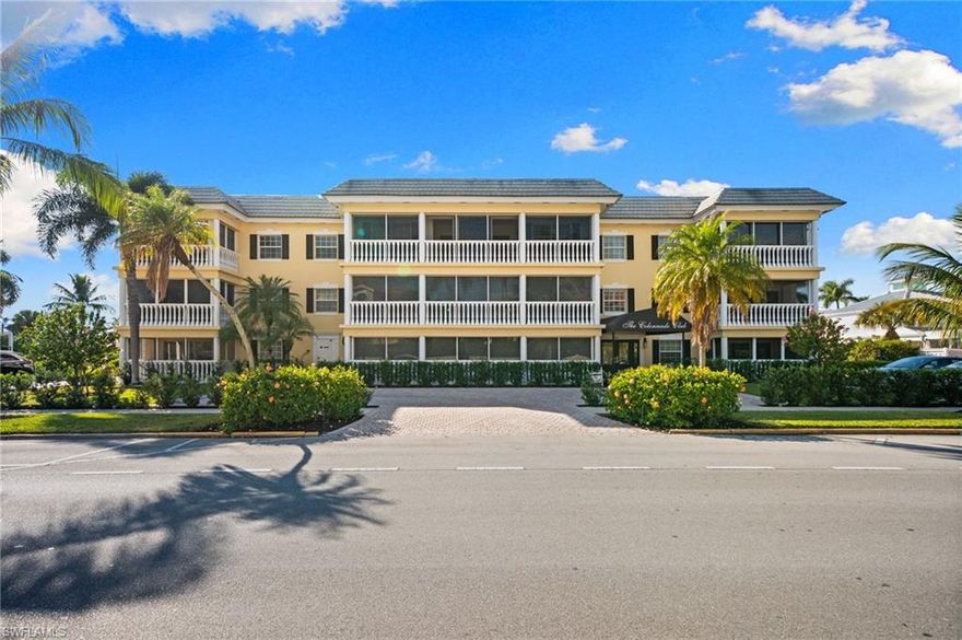 NOW AVAILABLE! A UNIQUE OPPORTUNITY IN OLDE NAPLES! This hard to find, unfurnished first floor one bedroom condo, is ideally located just two blocks from the prestigious 5th Avenue and also Naples' sugar sand beaches! Recently renovated with an updated kitchen with stainless steel appliances, white cabinetry, off white tile floors, and new paint throughout. Located inside the Colonnade Club which stands out with gorgeous curb appeal and it's own private community pool, offering an intimate and peaceful living experience. Additional amenities include a gas BBQ area, a secured lobby, laundry room, bike storage, and extra storage space. In this prime location you are just a quick walk to 5th Avenue's and 3rd Street's world class shopping and dining, and just two blocks to the beach for those perfect sunsets. Whether you live full time in the area or want to have your own place when you're able to make it to town, this condo is an ideal opportunity! Renter's insurance is required per the landlord.