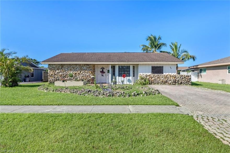 NO HOA, NO RESTRICTIONS,GREAT LOCATION!! Perfect for an investor or first time home buyer! This 3/2 single family home is the lowest priced property in this GEO AREA at the time of listing. This home offers grey wood like tile throughout, big living area, bay window, completely remodeled kitchen with white shaker cabinets, GE stainless steel appliances, and quartz countertops. Plenty of storage with a oversized laundry room. The back yard is fenced in and plenty big for a swimming pool. No garage, no worries! This home has a detached concrete shed that can be easily converted in to a She Shed, Man Cave or a kids play house! Only 5 min to Coastland Center Mall, 5 miles to Tin City, Naples Pier, beaches, 5th Ave and Just South of Target, Movie Theatre, Costco, shopping and dining.