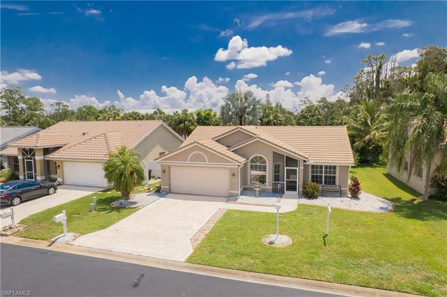 LOCATION LOCATION LOCATION!! This BEAUTIFUL 3 Bed 2 Bath home is conveniently located inside one of the most sought after communities right of Daniels Pkwy with the LOWEST HOA FEES $100.00/month & no cdd. Williamsburg in the Colony is truly a HIDDEN GEM! Only minutes from tons of dining, shopping, and I-75, this updated  home is also situated on a quiet cul-de-sac. The backyard has some younger fruit trees which consist of mango, starfruit, and lime trees