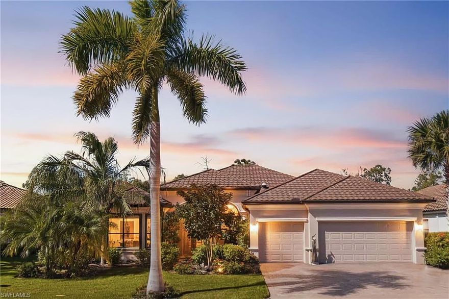 BRAND NEW METAL ROOF (looks like tile) - 3 SOLAR TUBES (natural light pours in) - NO CARPET - CUSTOM BUILT-IN CLOSETS - MURPHY BED - QUICK HEAT WATER HEATER - EXTENDED LANAI - SUPER SCREEN - CUSTOM POOL - KEVLAR HURRICANE ROLL DOWN SCREENS - ACCORDION SHUTTERS - RETRACTABLE ENTRY SCREEN - FRESHLY PAINTED CABINETS THROUGHOUT! Stunning Home in Reflection Isles with Exceptional Upgrades! Welcome to this beautifully upgraded home in the highly sought-after Reflection Isles community! This meticulously maintained property boasts a custom (removable) kitchen island, perfect for meal prep and gathering. This home is truly move-in ready with thoughtful upgrades throughout. Enjoy the prime location and scenic walking trails of this incredible neighborhood. Reflection Isles is a gated community bordering the environmentally sensitive 2,000-acre Six Mile Cypress Slough Preserve! Enjoy basketball, tennis, community pool/spa, clubhouse, fitness center & tot lot for the little ones. This community has a social committee with events for all ages! Close to shopping, I-75 & airport! Don’t miss this rare opportunity—schedule your showing today!