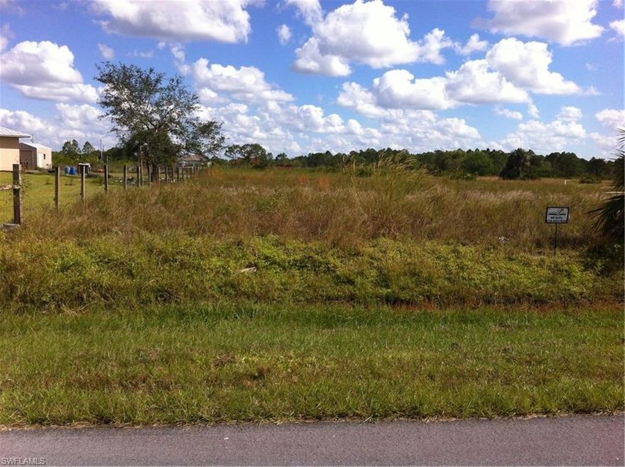 Enjoy the peaceful, country lifestyle of Golden Gate Estates, just minutes from the splendor and beautiful beaches of Naples, Florida. Build the home of your dreams on this beautiful 1.14 acre lot. Zoning allows 2 horses per acre. Nice, open land looks high & dry. No DEP report available, but similar looking properties close by are classified as uplands. Agents see confidential remarks.