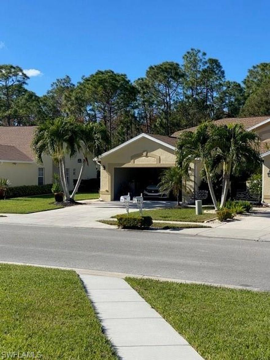 Beautiful 3-bedroom, 2-bath residence offering comfort, convenience, and tranquility in the heart of Naples. This charming home features a cozy private patio perfect for relaxing or entertaining while enjoying peaceful views of the nature preserve. Residents will also enjoy the convenience of a community pool located directly in front of the property, providing easy access to resort-style living. Ideally located just 5–8 minutes from Downtown Naples and the pristine Gulf beaches, offering world-class dining, shopping, and entertainment nearby. This property is perfect as a primary residence or seasonal retreat. Tenants are required to complete credit, background, and income verification, subject to landlord and association approval.