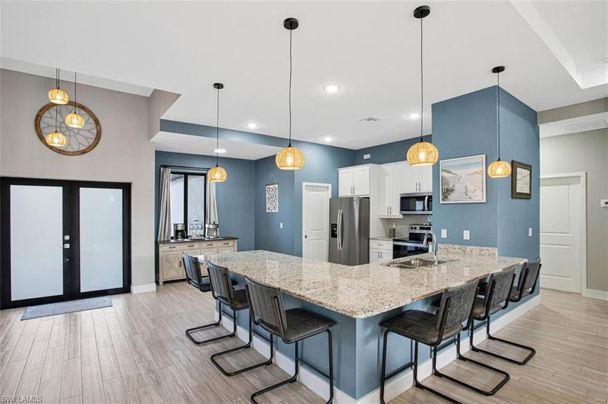 Modern new construction built in 2024, featuring the multiple award-winning Genova Model by Option One Builders—one of Southwest Florida’s premier home builders. This thoughtfully designed home offers 3 bedrooms plus a den, 2 bathrooms, and a 2-car garage, with 1,800 square feet under air and 2,533 square feet of total construction. Additional features include a screened lanai and a fully fenced yard, ideal for outdoor enjoyment and privacy. The property is connected to city water and sewer and is located in Flood Zone X, providing added peace of mind. (not flood zone)

The location is exceptional. Jim Jeffers Park is just around the corner, offering convenient access to outdoor recreation, while shopping, dining, and everyday conveniences are all close by.

https://my.matterport.com/show/?m=ExG6HvzLdsS&mls=1