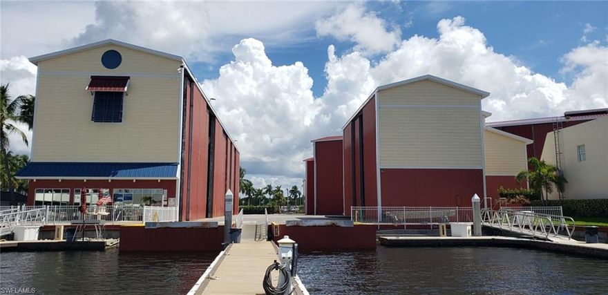 Ground level DRY SLIP at Naples Bay Yacht Stowage, which provides enclosed storage for your vessel in an excellent location, downtown along 5th Avenue South. This slip measures 29’ in length, 10.5’ in width and 10’ in height. The facility offers direct access to the Gulf (no bridges), easy launch and retrieval service, flush out and rinse after a day on the water, restrooms, clubhouse, ice machines, pool and professional management. Dining options within a very short walk from your slip include Kelly’s Fish House, The Riverwalk, Pincher’s Crab House, Bambu Bar & Grill, Cabana Bar, Tavern on the Bay and Sea Monkey Tavern & Grill! Secure your boating future today...boat storage is nearly impossible to find in Naples!