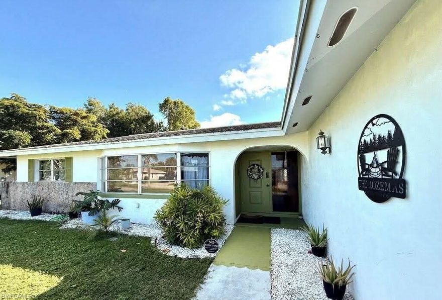 Welcome to this beautifully remodeled North Fort Myers gem, currently operating as a successful Airbnb and also enjoyed as a private family retreat. This move-in ready home comes furnished, including all appliance-washer and dryer included. Perfect for Airbnb income or your own slice of Florida living.
Step inside to a thoughtfully updated interior featuring modern finishes, and inviting layout designed for comfort and style. Outside is where this home really shines-enjoy a screened caged-in large, deep heated pool perfect for relaxing or entertaining year-round. The screened-in back patio is equipped with hurricane roll-down shutters, offering peace of mind and convenience in minutes.
Situate on an oversized lot, there's plenty of room for your boat, RV, or other toys. The property also features a fenced dog run, making it ideal for pet lovers. Plus, your just minutes from nearby boat ramps and dock access, making it easy to enjoy Florida's boating lifestyle.
Location is everything-just minutes over the bride to Downtown Fort Myers, where you'll find vibrant dining, entertainment, and waterfront activities. Enjoy nearby boat access and beaches, plus a public golf course. Grocery stores and everyday conveniences are right around the corner-and best of all, no HOA restrictions.
This welcoming community offers a mix of long-term residents, retirees, and happy families, creating a relaxed and friendly neighborhood atmosphere.
Whether you're looking for a Airbnb investment, seasonal getaway, or full-time residence, this home checks every box.