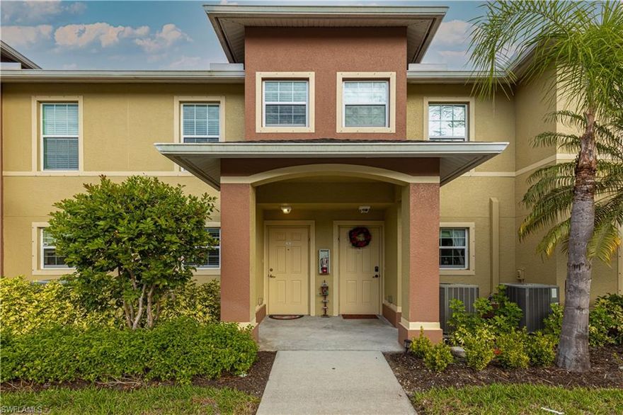 Drop everything, THIS ONE WON'T LAST! The Vistas at Heritage Bay is located in the fastest growing area of North Naples near the intersection of 951 and Immokalee Rd feeding into all A-rated schools. Walking distance to upscale dining, Starbucks, Tropical Smoothie, fast food, shopping, NCH Healthcare, CVS, and much more. This 2 bedroom, den/loft, 2.5 bath townhome has just been freshly painted throughout, carpet and tile professionally cleaned, and looks like new! First floor is all tile! Already low HOA fees have been reduced for 2021 to just $685 per quarter ($2,740 annually) which includes your water/sewer service, community pool, landscaping, and maintenance.