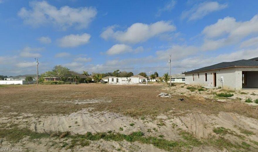 Here is your opportunity to own this terrific residential building lot in Northwest Cape Coral. This single-family home building lot able lot features the highly desirable area rear promising you a lifetime of glorious Florida weather! As a Cape Coral resident you’ll enjoy a multitude of activities such as golfing, boating, kayaking, bird watching and fishing. If sports is not your thing… enjoy a myriad of nearby shopping, eateries, entertainment, parks and medical facilities all at your finger tip at nearby Pine Island Road. All this makes for your very desirable future homesite!