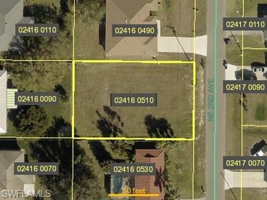 BEAUTIFUL LOT CONNECTED TO  ALL CITY UTILITIES!!!  Discover this spacious vacant lot located in the rapidly developing northeast corridor of Cape Coral. The property offers ample space for a single-family residence. Just minutes from shopping, dining, schools, and parks, it’s the perfect canvas for your Florida dream home. Whether you're a builder, investor, or future homeowner, this parcel is a smart buy in an up-and-coming area.