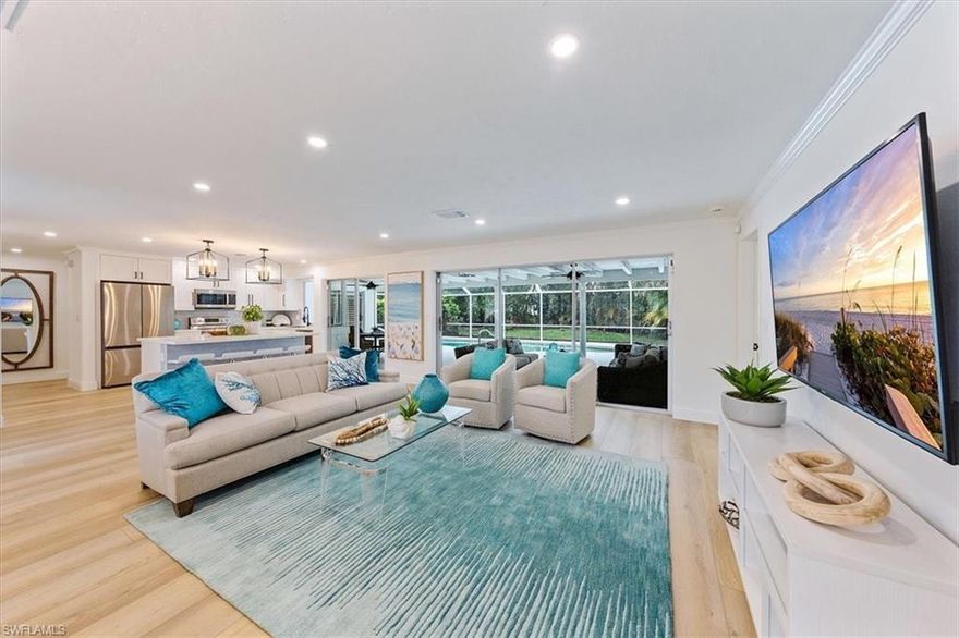 Best priced home under $3M renovated, ready to move in and no flood damage!  No other home like this in Park Shore for the price point! You cannot pass up this opportunity to own in Park Shore or use as a profitable lease for next season and seasons to come!  Highly desirable Park Shore neighborhood West of 41 walking distance to luxury shopping and dining at Venetian Village.  Just a few minutes to Waterside Shops and 5th Avenue for your culinary and shopping delights.  This expansive, elevated corner lot sits amongst luxury new construction. Pack your swim suit and move into your piece of paradise featuring new open concept eat in kitchen, dining, living, new flooring throughout and screened lanai with pool. Master suite feature walls shiplapped to make this charmer your respite.  Only a half mile walk to private residents beach access with parking and a Marina available!

YOUR DREAM may include building/renovating your home nearby while living in the comforts of home and this checks all the boxes!  Investors close quickly and turn this into a highly lucrative rental property, or bring your builder of choice to make this your dream lot to build.  Come Live Your Dream Naples!