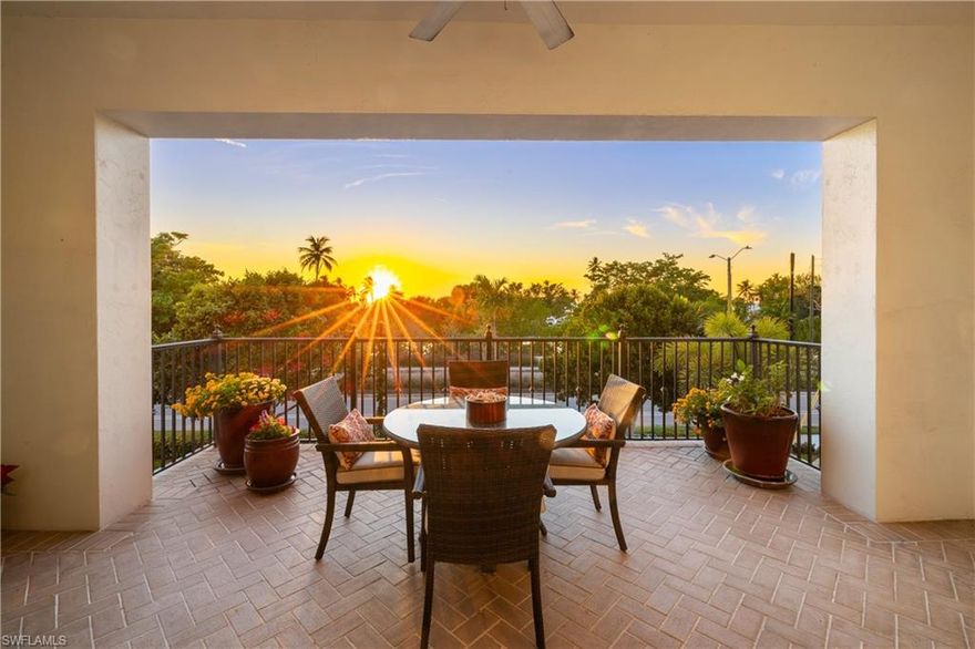 Few condominiums in Naples stop you in your tracks the moment the door opens. This one does.
At nearly 4,000 square feet, this four-bedroom, five-bath waterfront residence on prestigious Gulf Shore Boulevard North - Naples' coveted Miracle Mile - is a rare find — the kind of space and quality more commonly associated with the finest single-family estates in Naples, wrapped in the ease of condominium living. The scale is immediate. The craftsmanship is everywhere you look.
The layout was made for entertaining. A stunning great room, formal dining, a family room, and a sophisticated galleria flow together without feeling forced. The chef's kitchen — outfitted with Wolf and Sub-Zero appliances — anchors it all, perfectly positioned for hosting. Step through to the private balcony and the water opens up in front of you, sunset after sunset, in a way that simply does not get old.
Outside your door, the building delivers. Your deeded boat dock with a 14,000-pound lift has you on open water in seven minutes. The rooftop pool stretches out with Gulf views that go to the horizon. Add a brand-new fitness center, a beautifully appointed party room, two deeded indoor parking spaces, air-conditioned storage, and one of the most well-run HOAs in the area — and the picture becomes clear. And yes, bring the dog.
The location puts you directly across from Loudermilk Park, steps from the new Four Seasons, and minutes from Fifth Avenue South. You can arrive by car or by boat. Either way, you're home.