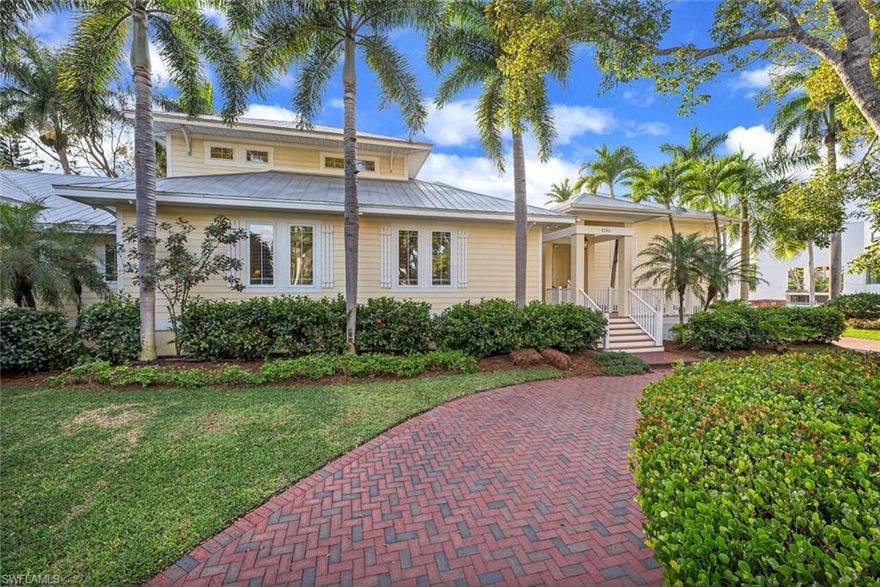 Like new, coastal home in sought-after Olde Naples. Discover luxurious living at this one-of-a-kind residence less than two blocks from the beach, complete with three-car garage and resort-style pool/spa! Each of the bedrooms have their own en-suite bathrooms, and the master retreat features a contemporary walk-in shower with multiple shower heads, free-standing soaking tub and dual sinks. Beautiful design and décor can be found throughout the home, showcasing floor-to-ceiling windows, glass French doors, soaring ceilings and a true chef’s kitchen with top-of-the-line appliances. Entertaining is a breeze with expansive outdoor living which encompasses a gas grill and multiple outdoor living areas. Home is conveniently located within walking distance to the beach, just a short distance from 3rd Street South, and 5th Avenue South’s fine dining and world-class shopping.