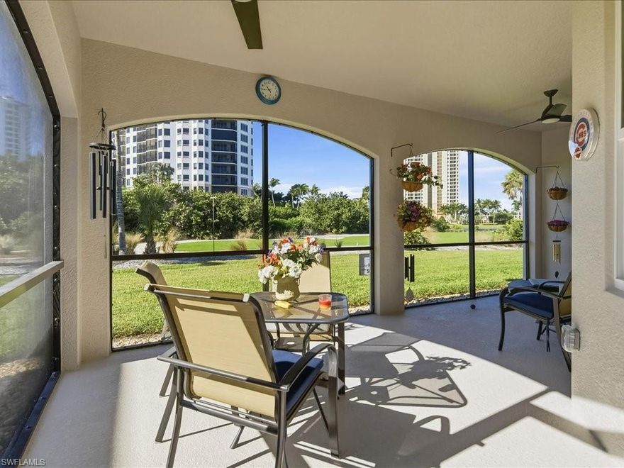 WOW! HERE IS AN AMAZING FIRST FLOOR COACH HOME WITH NUMEROUS UPGRADES LOCATED IN HAMMOCK BAY WHICH IS CLOSE TO MARCO ISLAND AND A SHORT DRIVE TO THE HISTORIC DOWNTOWN 5TH AVENUE IN NAPLES FLORIDA. THE COMPLEX HAS NEWER ROOF'S AND IMPACT GLASS THROUGHOUT. THIS CONDOMINIUM LIVES LIKE A SINGLE FAMILY HOME AND FEATURES TILE IN THE LIVING AREAS, AND CUSTOM VERMONT WOOD FLOORS IN THE THREE SPACIOUS BEDROOMS. ADDITIONAL IMPROVEMENTS INCLUDE, HAND CRAFTED CROWN MOLDINGS THROUGHOUT, GE PROFILE APPLIANCES, UPGRADED CABINETRY, GRANITE KITCHEN, ELECTRIC SHADES IN THE LIVING ROOM, ELEGANT LIGHT FIXTURES, AND FANS, DESIGNER PAINT AND WOOD ACCENTS, WIDE PLANTATION SHUTTERS, AND MORE. SIT ON THE LANAI AND ENJOY A LUSH TROPICAL GOLF COURSE VIEW. WHEN ONLY THE BEST WILL DO THIS HOME HAS IT ALL!