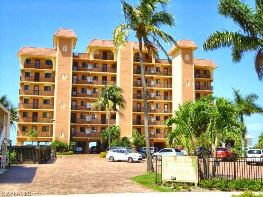 Highly sought after 3rd floor south corner unit in Cane Palm! North end beachfront 2/2 weekly rental!!  Great views of the beach, the bay and nearby Sanibel Island make this the ideal location.  Custom kitchen with solid surface counter tops.  Lots of windows to enjoy the view from all rooms.  Easy walking distance to Nature Park (Bodwitch Point) or Times Square area, where the action is.  Other amenities available in the area include: golf, tennis, boat rentals, jet ski, fishing, parasailing, casino boat, Key West hi-speed ferry, kayaking and more.  The north end provided easy on-off the island. Don't miss out on this one!  See virtual tour of this wonderful corner condo!