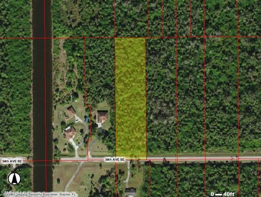 DEP Study shows wetland. 2.5 Acres located off Desoto Blvd.