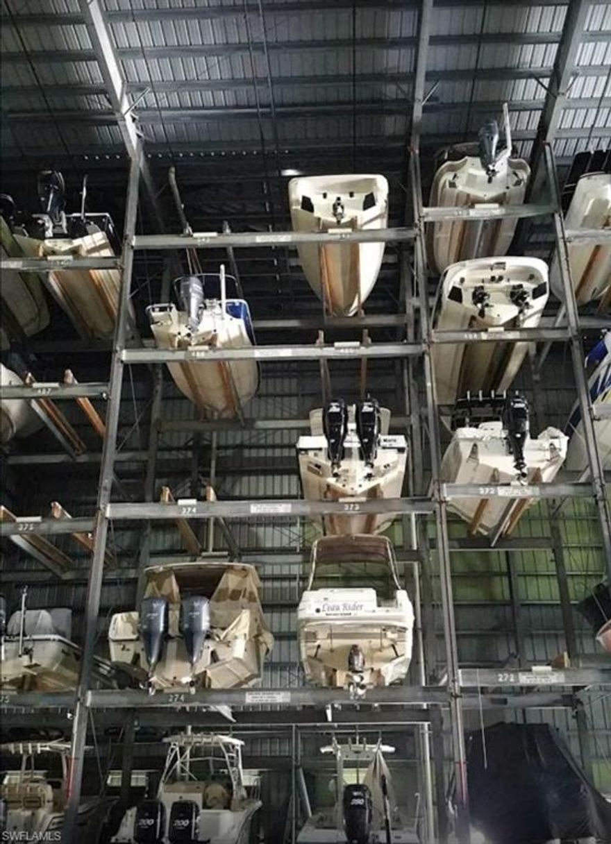 This offering is a very sought after 15x15x45  Located on the 3rd level.  Largest space available.  Three minutes from the Gulf of Mexico, Sanibel Harbour is a doorway to San Carlos Bay, Pine Island Sound and the Gulf of Mexico. Across the bay is Sanibel Island.    All assessments have been paid by the seller. SHYC offers valet parking, unlimited boat launching from sunrise to sunset with a strict NO tipping policy. We offer flushes, fuel at cost and 24/7 security. We have a first class Owners Lounge and Martini Bar along with our Gourmet Deli and Coffee Shop.  Enjoy the waterfront lifestyle with comfort and ease.  All you have to do is call the dockmaster, order food and drink from the restaurant, have your ice and favorite beverages on board, and head out for a relaxing day in the SWFL waters.  All vessels must be test fit prior to purchase. Monthly Association dues are $460.00. SHYC is located on the Punta Rassa peninsula, right before the Sanibel Causeway.  SHYC offers great access to the Caloosahatchee River, the wide open Gulf of America, Sanibel, Captiva and anywhere North or South.                https://shycfl.com/