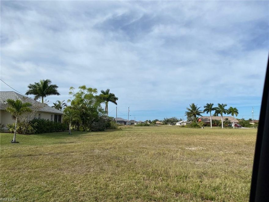 Great lot location close to shops, dining, schools, churches and entertainment along the Pine Island Road corridor, stop looking and make this parcel your new home location.  This is a great property to build that dream pool home you always wanted.  Are you a builder or investor looking for that perfect location to build an investment property to rent or re-sell?  Look no further as this is the one for you. Make your offer today before the prices increase again.  Listing agent has an ownership interest in this LLC.