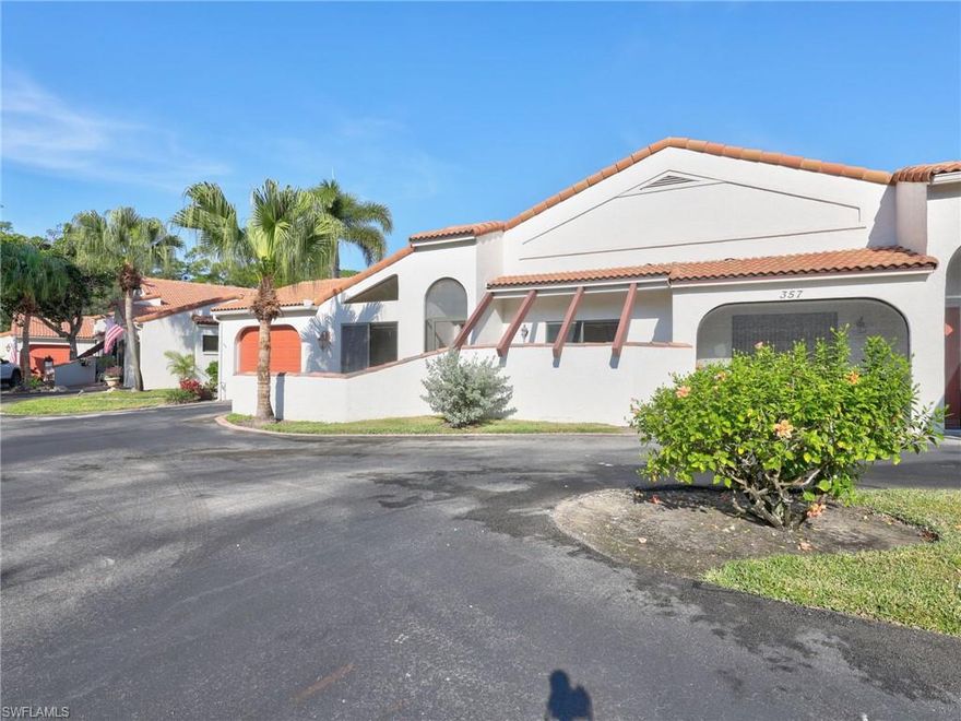 Lake views without the lakefront price!
Create your ideal winter retreat in this single-story 2 bedroom, 2 bath villa with an attached garage and Spanish-style tile roof. Enjoy tranquil lake views from the moment you enter, along with vaulted ceilings and skylights that bring in warm, natural light—perfect for sunny seasonal living.

This property is ideal for snowbirds who want to design a home to their tastes rather than settle for someone else’s updates. The functional layout offers great potential, including an eat-in kitchen, a primary suite with a large walk-in closet, and a guest bedroom with its own private lanai—perfect for visiting friends and family.

A large screened lanai off the living room and primary bedroom overlooks the lake, offering a peaceful space to enjoy morning coffee or evening breezes. Additional features include a separate laundry room with washer and dryer and a NEW A/C installed late 2025, providing comfort and peace of mind during Florida’s warm seasons.

Ideal for snowbirds seeking affordable entry into a lake-view community with the opportunity to personalize and enjoy for years to come. Bay Forest is an active, friendly, gated community with 3 tennis and 3 pickleball courts, bocce, shuffleboard, fitness center and library at the clubhouse.
The star attractions of Bay Forest are the 3 miles of walking trails around the two lakes and property perimeter, and the brand new (2025) boardwalk, extending through mangroves to a tiki hut, a favorite sunset gathering place, with a kayak launching raft.