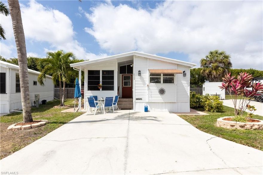 This is a beautiful home, ready to move in. Imperial Wilderness is a great 55 plus community with many activities. You will find neighbors who are outgoing and friendly.  You will enjoy the amenities such as the 2 pools and hot tubs. There are sidewalks for walking, a dog park to let your fur baby play off of the leash. Marco Island is just a short drive with beach areas. There is a public boat launch nearby. Most types of shopping are close by. A perfect place to call home.