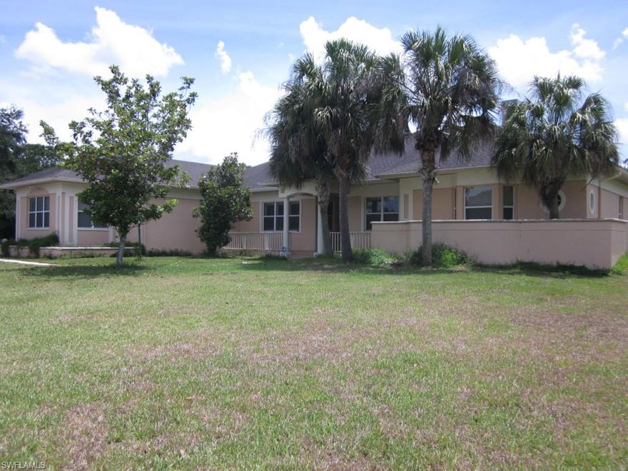 This is a short sale subject to lender approval.  Rarely up for sale is this amazing Equestrian Estate. THIS HOME SOLD FOR $850,000 IN 2005!!!!   The property itself is 7.97 acres fenced with several separate pastures.  Features of interest include; Large pond, screened pool and spa, large lanai, pole barn with 5 stalls and tack room, gated driveway (gate is in-operable at this time), corian counters, wood cabinetry, top of the line stainless appliance package, large porcelin tile, wood laminate flooring, custom built cabinetry in master bath, custom closets in master, HUGE master shower, fireplace, surround sound, plantation shutters throughout, central vac, large formal dining room, large spare bedrooms, HE washer & Dryer, and a 2.5 car garage with plenty of storage space.  This home could be used as a 4 bedroom or a 3 bedroom plus den/office.   If your looking for a private country estate in a great location, look no further.  This home does not disappoint.