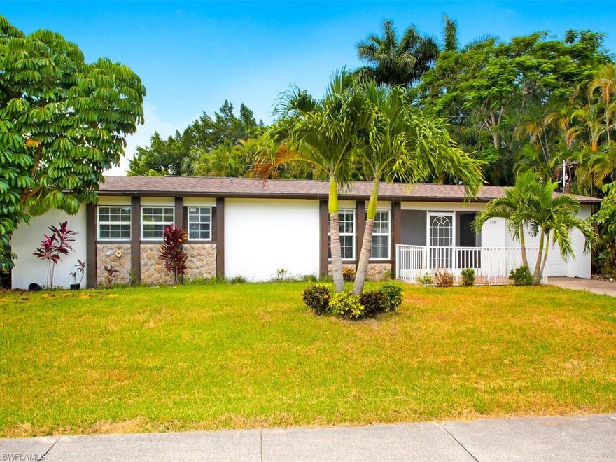 Check out this spacious 3 bed, 2 bath home with gulf access in North Fort Myers. The home feels like new with a new roof, new AC, and fresh interior paint. Tile floors throughout. Has a great view of the water that can be enjoyed from the enclosed Florida room. Minutes away from the river. Close to Fort Myers River District and Cape Coral.