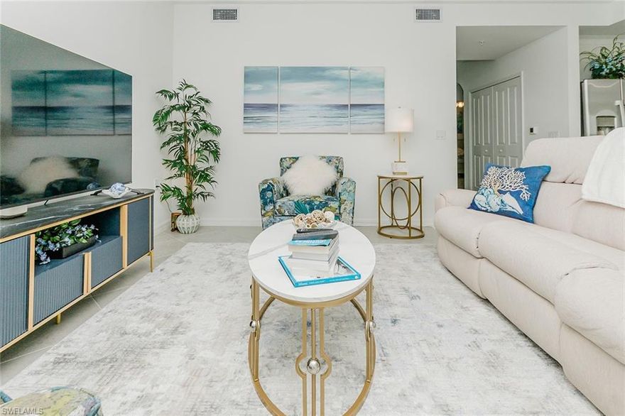 Need to get out of the cold and enjoy sunny Ave Maria, Florida?
You only need your toothbrush/paste and your personal items as our unit has everything you need for a perfect vacation! Satellite Pool right next to building. Golf transfer available. 
Experience resort-style living in this brand-new 1154 sqft Birkdale newly furnished 3rd-floor golf-bundled condo at the National Golf & Country Club in Ave Maria, Florida with Elevator access. Overlooking the 18-hole Gordon Lewis–designed course, our condo offers stunning views and premium amenities. Features 2 bedrooms (King/Queen), 2 Baths (Master - Shower only, Guest Bath - Shower Bathtub combo) AC, open living, and a modern kitchen with stainless steel appliances and quartz countertops, 65” TV with WI-FI . Relax on the screened lanai with lake and fairway views. Primary suite includes walk-in closet and en-suite bath. 
Extras: in-unit laundry, parking, and golfer-friendly storage. 
Community perks: Resort Pool, Clubhouse Restaurant and Pool-side Bar with Food.
Fitness Center with large Gym, Yoga Studio, Spa/Massage, Sauna
Tennis, Pickleball, Bocce and Scenic Trails. 
Gated Community with 24hr Security. 
A few minutes away in Ave Maria town there are Walking and Biking Trails, Water Park, Publix supermarket, gas station, pubs, restaurants and Shopping.
Just 35 min to Gulf beaches, 45 min to famous 5th Avenue South and Downtown Naples Attractions. 
Short-term High Season rentals $5,795 per month and off-season $2,495 per month. 
Feel free to reach out to us during your stay- we’re happy to suggest local spots, restaurants to check out. 
Ave Maria — once you get here, you “get it.”