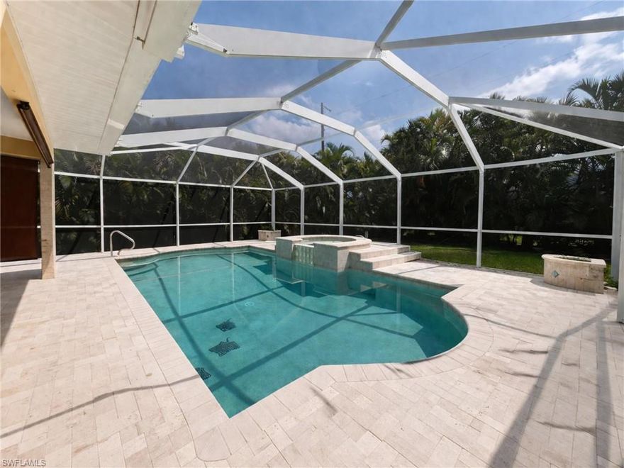 Prime Corner Lot Location — Surrounded by Luxury Homes!

Prepare to be impressed by this ideally situated corner lot home in one of Cape Coral’s most desirable areas, surrounded by stunning multi-million-dollar properties you truly have to see to believe.

This home is offered fully furnished (turnkey) or unfurnished at no additional cost, giving you flexibility whether you’re looking for a primary residence, vacation home, or investment opportunity.

Step inside to find beautiful tile flooring throughout, combining durability with a clean, modern look. The home is filled with unique designer touches, including a stylish accent pallet wood wall and faux brick feature wall, adding warmth and character throughout.

An abundance of windows and large patio doors allow for natural light to pour in, creating a bright, open, and inviting atmosphere.

The spacious kitchen is perfect for cooking and entertaining, featuring ample cabinetry, stainless steel appliances, granite countertops, and a large center island with plenty of prep space.

The primary suite offers a generous walk-in closet, providing plenty of room for storage and organization.

Step outside to your own private backyard oasis, where you can relax or entertain poolside on the expansive lanai. The pool is equipped with an electric heater, keeping the water comfortable year-round, while the spa/hot tub offers the perfect place to unwind after a long day.

Lush privacy landscaping surrounds the backyard, creating a peaceful and secluded setting that feels like your own personal retreat.

A rare opportunity to own in a premier location with luxury surroundings — schedule your showing today!

* $2,595 a month
* First ($2,595) & Security ($2,595)
* $65 per Application per Adult. All Adults MUST Apply!
* Pets Okay with Approval
* 2.5 times monthly rent in combined Income ($6,487)
* 1 month of Pay Stubs

With our homes residents are given the option to enroll into a unique benefit called a Resident Benefits Package (RBP) This includes credit building to help boost the resident's credit score with timely rent payments, up to $1M Identity Theft Protection, HVAC air filter delivery, move-in concierge service making utility connection and home service setup a breeze during your move-in, our best-in-class resident rewards program, on-demand pest control, and much more! All for only $39.95. More details provided upon application.