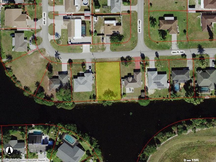 Do not miss an opportunity to own a waterfront home site in a very desirable location of Golden Gate City.  A must consideration to build your dream home on a canal surrounded by beautiful homes.