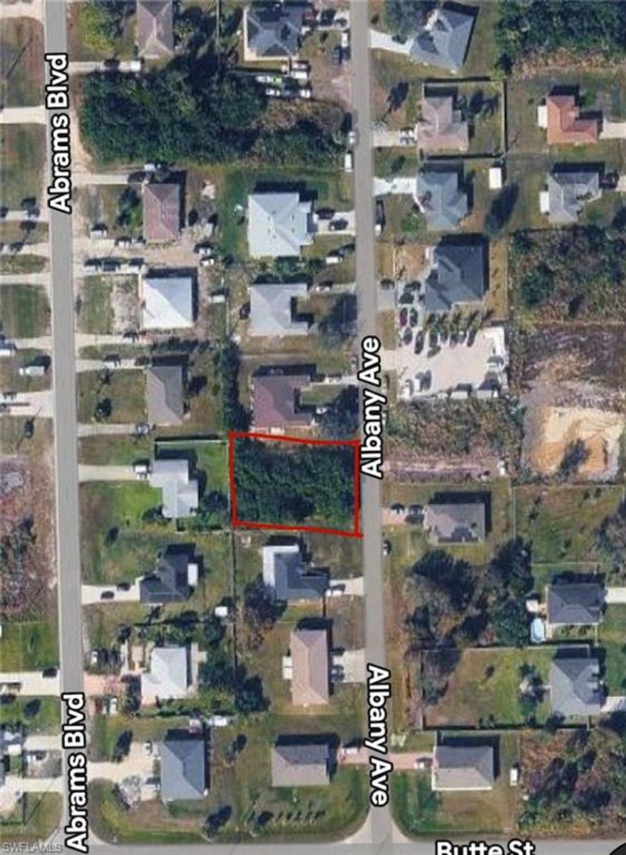 PRIME DUPLEX LOT for Sale! Vacant lot zoned for duplex construction in Centennial area! Perfect for two-unit living, rental income, or a single-family home. Generous lot size. NOT a HOA, deed restriction, or CDD. Convenient location near shopping, medical, dining, schools, entertaining, and major roadways such as SR-82 and I-75. Utilities are available nearby for easy connections and faster build time.
