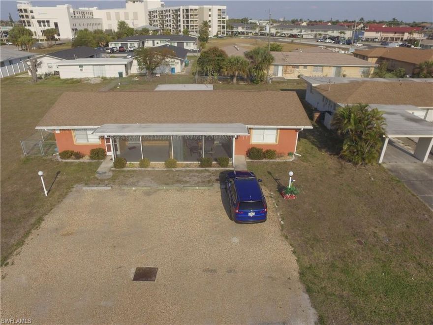 The duplex is located in Bimini Square, an exclusive area in the city center with restaurants, shops, healthcare centers, and a variety of businesses that make it easy to access nearby jobs. This Duplex is 2 bed, 2 bath unit is located less than five minutes from downtown Cape Coral with easy access to the Cape Coral bridge. The unit includes a private screened porched and the private laundry/storage area.