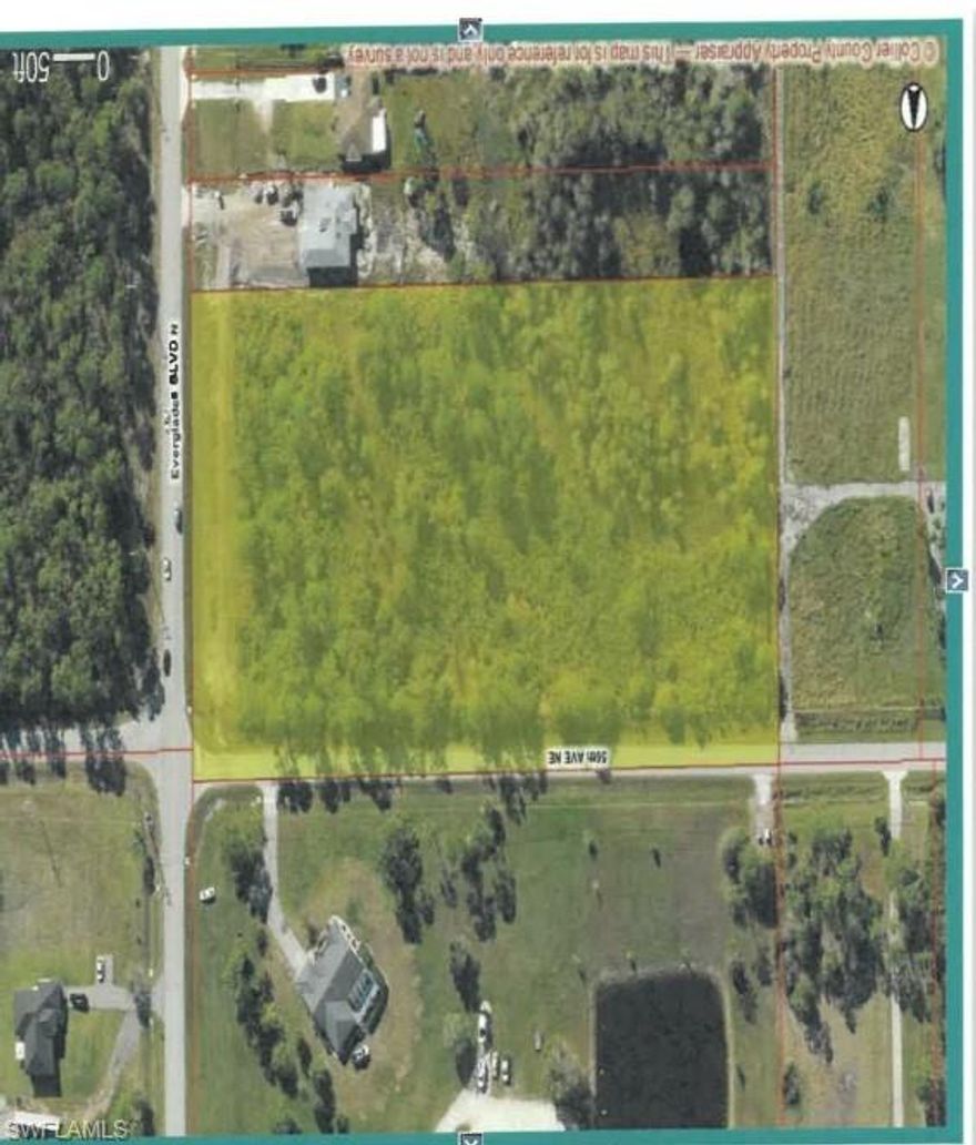 Beautiful parcel. Just over five acres. Looks high and dry and what LOCATION!!