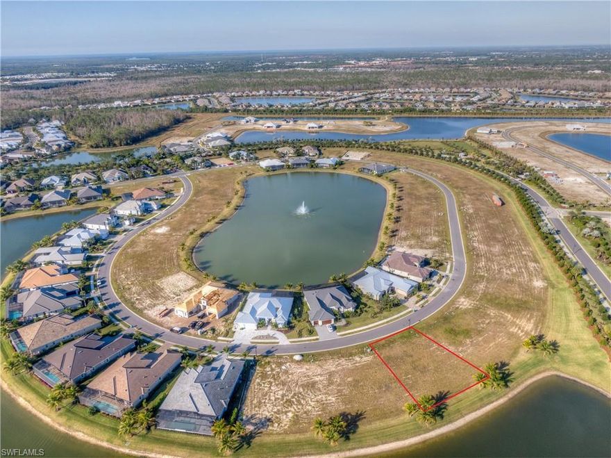 Build your dream home in Parrot Cay, Naples Reserve’s custom-estate neighborhood. Create a stunning single-family home that reflects your personal taste and vision. Lot overlooks a pristine lake with gorgeous views of the water. Bring your own builder (must be approved by Naples Reserve) or use one of the many who already build inside Parrot Cay. As part of Naples Reserve, you’ll enjoy endless amenities including the Island Club, Tiki Bar and Café, resort-style pool with lap lanes, Tennis and Pickleball center, two dog parks, community garden and more. Naples Reserve is surrounded by 22 lakes and nature preserves.