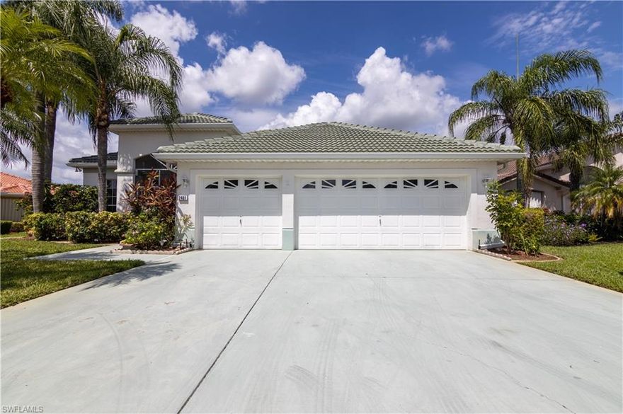 Here it is...  Ibis III model home sold turnkey, 3 car garage home with the most spectacular lake and golf course view.  This home comes with a 2021 NEW ROOF!!! An 89' Corvette could also be a part of this deal!!! The landscaping is lush with tremendous curb appeal and is strategically located close to the Clubhouse, Restaurant, Bar, Pro Shop, Golf Course, Tennis Courts, Bocce and Shuffleboard making it perfect to participate in all that Herons Glen has to offer. Additionally, Herons Glen has a brand new state-of the-art fitness center and pickleball! The championship 18 hole golf course, resort style pool/spa and all the different club activities makes Herons Glen paradise on earth!