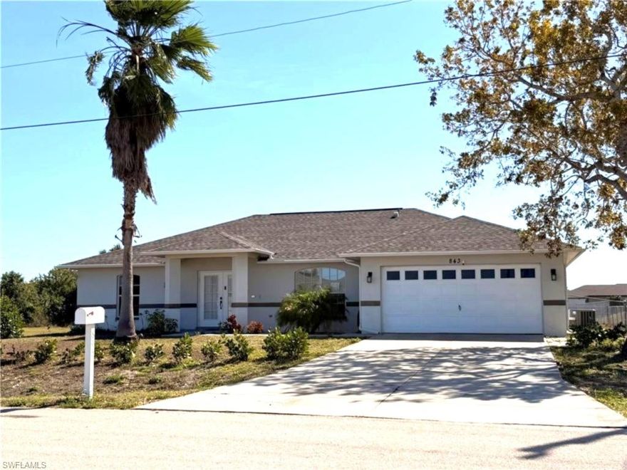 Welcome to this move-in ready home in Mirror Lakes where you'll enjoy a well maintained, family friendly neighborhood WITHOUT the restrictions of an HOA. Offering 3 bedrooms, 2 bathrooms, plus a versatile den/bonus room that can be utilized as a fourth bedroom, home office, or additional living space! This home features a spacious, well-designed layout ideal for everyday living. Enjoy an open living area, vaulted ceilings, and tile and vinyl flooring throughout. The split-bedroom floor plan provides privacy, with a generous primary suite featuring a large bath with separate tub and shower. Two additional bedrooms share a convenient Jack and Jill bathroom. Step outside to enjoy the fully fenced, oversized backyard with plenty of room for pets, entertaining, or a future pool. Recent updates include a new roof (2023), new AC, and newer appliances. Complete with a two-car garage, this home offers comfort, space, and practicality in a GREAT location.