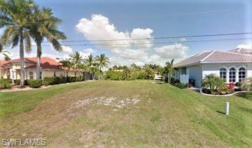 LOCATION! THIS NEIGHBORHOOD IS ACROSS THE STREET FROM THE ENTRANCE TO CAPE HARBOUR'S HARBOUR PRESERVE ISLAND. HOT UNIT 69 NEIGHBORHOOD JUST OFF EL DORADO PARKWAY WEST ON SW 22ND AVE. 100' GULF-ACCESS DIAMOND CANAL. CITY WATER, SEWER AND IRRIGATION IN PLACE - BUYER TO ASSUME SMALL BALANCE. OWNER/AGENT. OWNER FINANCING AVAILABLE.