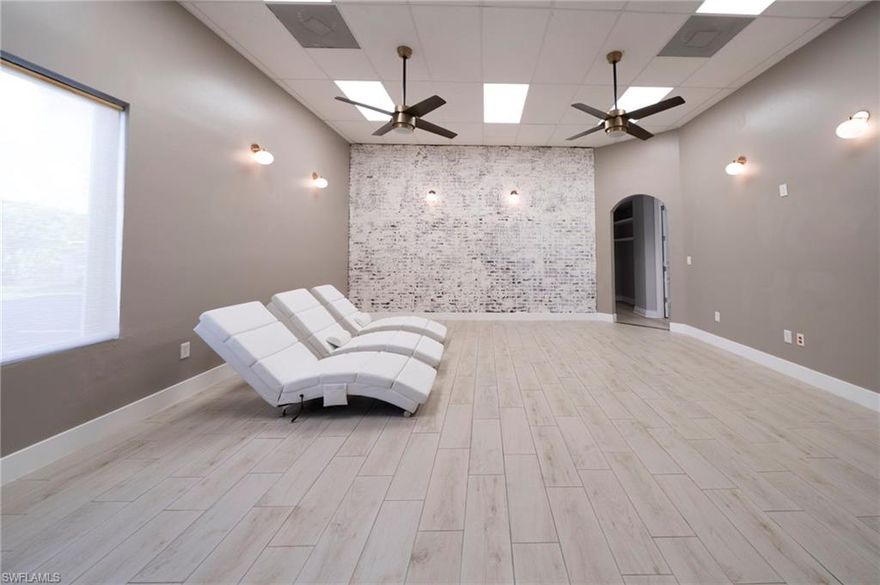 Office space available for rent in the vibrant city of Bonita Springs. Continently located a block off of US 41. Office includes Reception area, 6 offices, 2 of which have a shared hallway. breakroom, kitchen, & utility room. Building is zoned IL which has many uses. There is also a roll up door at the back of the unit that can be opened back up and used.

Starting Rent
Base Rent: $16 per Sq Ft. @2142 Sq Ft = $2856 NNN: $6.68 per Sq Ft @ 2142 Sq Ft $1,192.38 Total:$4,048.38 per month.

(Pass through expenses for 2025 include property taxes, building insurance, water, sewer, trash, grounds maintenance, building reserves. NNN expenses are evaluated yearly and may go up or down depending on building expenses.) Please feel free to call or text for more details and to set up a showing.