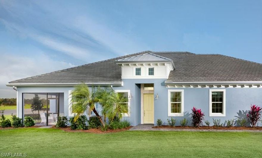 The Dahlia is now available in the pristine nature-influenced community of The Isles of Collier Preserve by Minto Communities. Surrounded by nature, embraced by luxury and just minutes from Downtown, Naples and the beaches, this beautiful 2,218 sq. ft. villa has 2 Bedrooms, 2 Bathrooms, Den, 2 car Garage. A $30,000 buyer incentive is available FOR A LIMITED TIME! The Isles of Collier Preserve captures the timeless architecture and traditions of Old Naples. Over half of the 2,400 acres are lakes, nature preserves and natural habitat. Elegant single-family, villa and coach homes overlook miles of scenic kayak and biking trails along the tranquil Cypress Waterway. Visit our interactive Discovery Sales Center and experience this one-of-a-kind community for yourself! The Isles Club has a Fitness Center, Resort-Style Pool, Tennis, Pickle Ball, Hiking & Biking Trails, Two Kayak Launches and 8 Miles of Kayak, Paddle Board, Catch & Release Fishing. OVERLOOK BAR & GRILL is now open! Photos are of model, not home being sold.