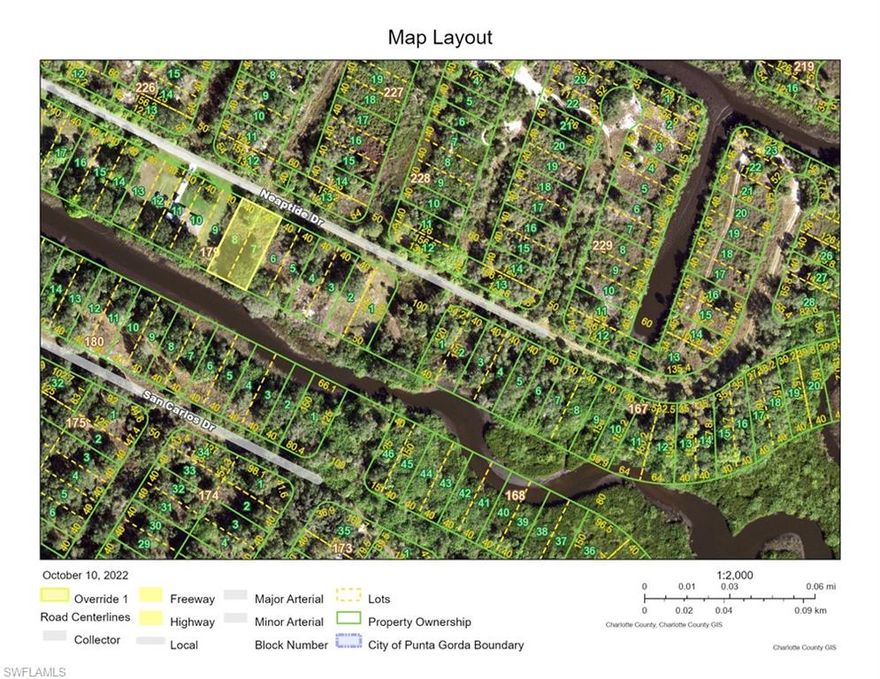 Excellent water front lot on the canal with direct access to the Gulf. Newer homes being built in the area. The backyard facing the canal has an awesome sunset view. Large live Oak tree on the corner of the property. Please see the attachments to listing in MLS including the Title Determination, NOAA Chart and the Charlotte County Waterway Report specific to the San Marcos Canal. The property is NOT within a scrub jay zone and it does not have Scrub Jays on the property.