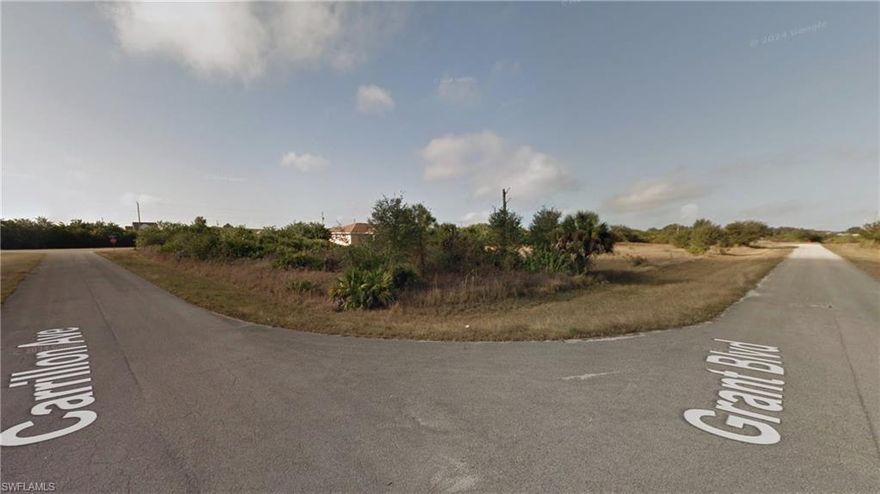 Awesome corner duplex-zoned lot, ready for you to build an income-producing property or your next investment opportunity! Whether you're looking to construct a duplex for rental income, build a spec home to sell, or hold for long-term appreciation, this property offers excellent flexibility. Enjoy desirable southern rear exposure, providing abundant natural sunlight in your future backyard throughout the day. Conveniently located just minutes from Mirror Lakes Elementary and East Lee County High School, as well as the new Aldi for nearby shopping. Easy access to SR-82 offers a direct route into Fort Myers. Centrally positioned approximately two hours from both Miami and Tampa, and about 40 minutes from Southwest Florida’s beautiful beaches. Don’t miss this opportunity—call today!