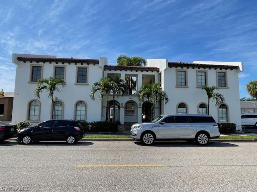 This multi tenant building is located in Downtown Cape Coral. Enjoy this upstairs unit with, easy access, high ceilings and plenty of natural light. Perfect office space for a small business looking to appear professional in this nice building. This unit is move in ready and features separate office spaces for privacy.