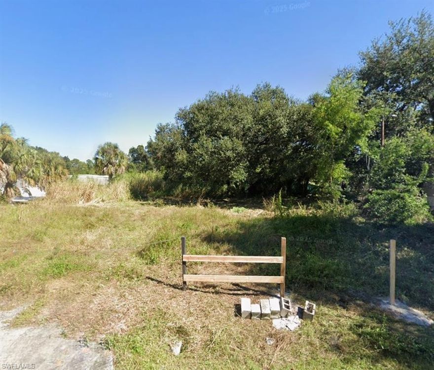 Build your vision on this 0.32-acre vacant lot in North Fort Myers! Zoned for mobile homes/manufactured housing, you can place a mobile home, manufactured home, RV, or build a single-family residence. 
This property offers a paved road, an electric pole nearby, NO HOA, and it’s not in a flood zone—a rare combo for peace of mind and flexibility.  
Conveniently located with easy access to Del Prado Blvd N, Bayshore Rd, US-41 (Tamiami Trail), and I-75, making it simple to get around town and commute.
Whether you’re looking for a homesite, winter getaway, or investment opportunity, this lot delivers endless potential in a growing area.