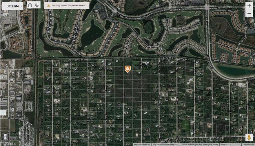 1.25 ac vacant lot at a very strategic area and nice neighborhoods, tranquility, of dirt access road, located in San Carlos Estates close to shops, restaurants and many more, no HOA, buyer is due diligence, needs surveys, as-is, wetland is priced accordingly