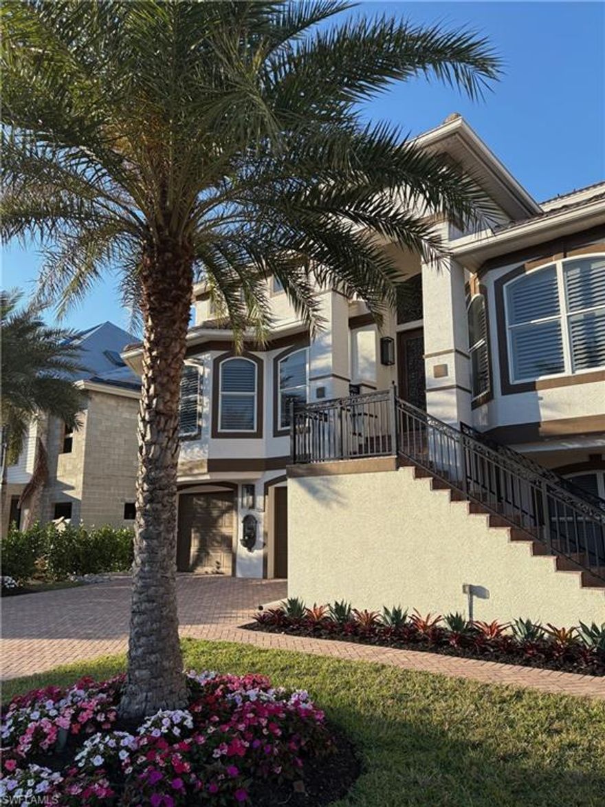 This beautiful waterfront enclave offers a private, amenity rich retreat perfect for discerning adults and families. Create lasting memories thanks to a two-story, open- air lanai casting shelter over a sun-soaked outdoor entertainment area featuring a lavish 26' x 15' HEATED swimming pool, mini-golf area and fully-equipped grilling station set on an exclusive stretch of Naples' lush coastline. The fully renovated interior offers spacious accommodations with king-sized beds in elegantly appointed guest rooms, an opulent primary suite with an expansive ensuite featuring Spanish marble countertops and grand balcony overlooking the water. Boating enthusiasts will enjoy DIRECT Gulf access with the home's brand new state-of-the-art dock and hydraulic boat lift accommodating vessels up to 36 feet or two jet-skis. Guest can indulge in world-class dining and shopping destinations at the nearby Ritz-Carlton, Mercator or Waterside Shop[s complexes. Two of Florida's most pristine stretches of white-powder sand, Wiggins Pass Beach and Vanderbilt Beach - are within walking distance of they luxurious rental home.