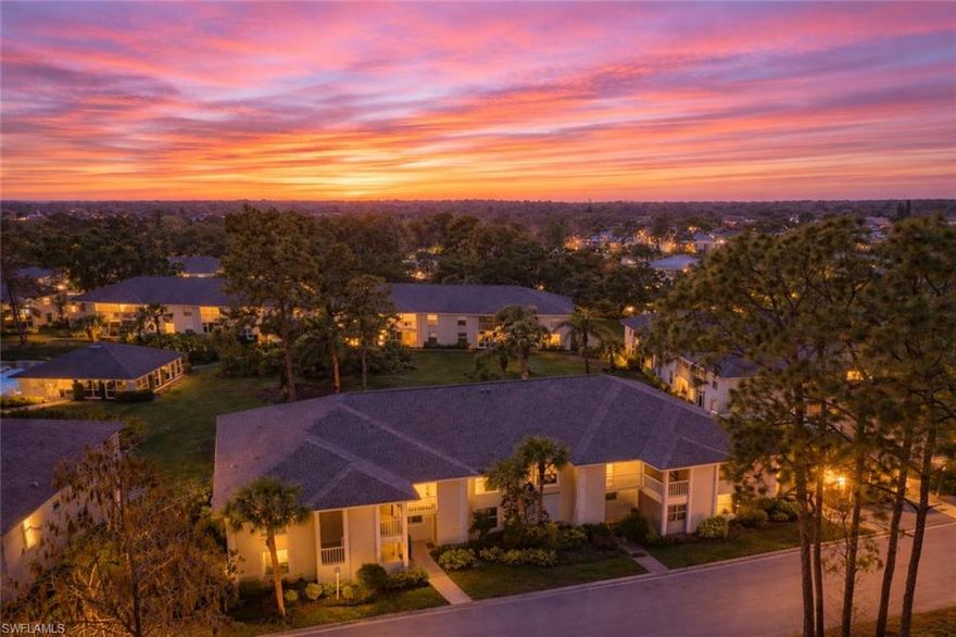 This exquisitely updated ground-floor, end-unit condo in the highly sought-after Berkshire Lakes community is a masterclass in refined living, where luxury meets comfort and convenience. Boasting 3 generously sized bedrooms, 2 beautifully redesigned bathrooms, and 1,450 square feet of thoughtfully curated living space, this home is nothing short of extraordinary. Every detail has been meticulously attended to, with recent upgrades including a new Trane HVAC system, water heater, and a complete PEX repipe. The interior is a celebration of craftsmanship and modern elegance. Artistically, hand-textured ceilings, seamlessly matching the walls, lend a timeless, artisanal touch following the removal of the original popcorn ceiling. Vibrant designer paint enhances the home’s warm and welcoming ambiance. The bathrooms, reimagined with a modern custom vanity featuring soft-close drawers, a waterfall shower head, body spray, and a custom glass-and-tile shower, provide a spa-like retreat that feels indulgent yet functional. Meanwhile, the renovated kitchen exudes sophistication with light granite countertops, refreshed cabinetry, and finishes designed to elevate everyday living. Step outside to the screened-in lanai, where tranquil mornings unfold amidst lush greenery and the soothing sounds of nature. Partial impact windows offer both character and peace of mind, ensuring your home is as secure as it is stylish. Living in Berkshire Lakes means enjoying an enviable lifestyle, complete with serene walking paths, tennis and pickleball courts, a fishing pier, and multiple sparkling pools. Located just minutes from the vibrant heart of Downtown Naples, you’ll have easy access to world-class dining, upscale shopping, and pristine Gulf beaches. Plus, Berkshire Commons Plaza is just a short stroll away, providing all the essentials for day-to-day convenience. This isn’t just a home—it’s a gateway to the very best of Southwest Florida living, where every detail has been designed with you in mind.