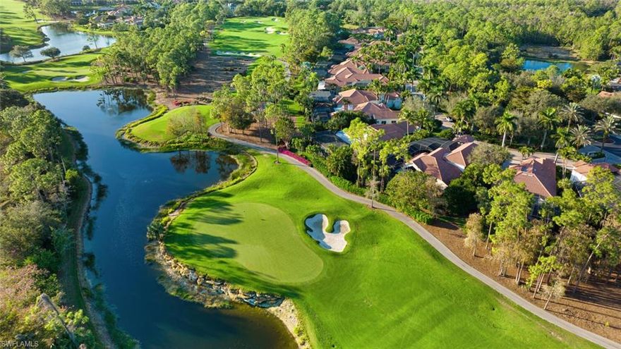 Golf membership available with home purchase! Stunning, two-story residence in luxurious Milan in Mediterra is immaculate. This spectacular property has unsurpassed golf course views while being surrounded by lush landscaping in a private outdoor oasis. The outstanding residence features expansive outdoor living space complete with full outdoor kitchen, fireplace and resort-style pool and spa. Pocketing sliding doors allow for graceful flow from the exterior to the interior living area, which showcases soaring ceilings, plentiful windows providing an abundance of natural light, gorgeous wood flooring, modern design and decor and high-end finishes throughout. Guests will feel right at home in their private quarters complete with wet bar. Entertaining is a breeze with a chef's kitchen featuring high-end appliances and walk-in pantry. The sought after residence comes complete with golf membership eligibility and is located in the award-winning community of Mediterra, featuring a private club with two world-class Tom Fazio golf courses, a private beach club, tennis, restaurant and just a short distance to Southwest Florida gorgeous white sand beaches.