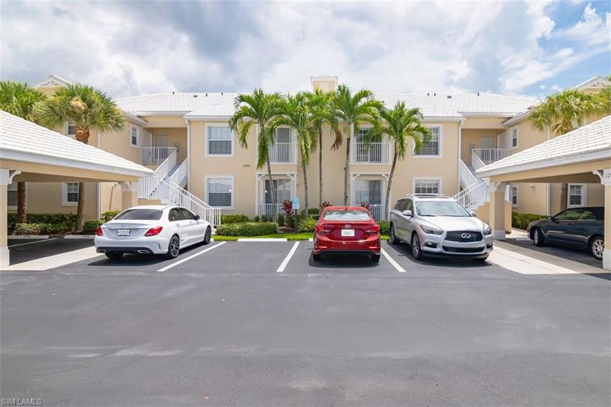 FULLY Furnished. From the Furniture to the pots, pans, plates, silverware, washer and dryer. This is a move-in ready to go Condo. Overlooking the Nature Preserve from the back porch. This is a second floor Condo, with tile in the main area of the unit and Berber carpet in the 2 bedrooms, High ceilings, split bedroom plan. The home is in the prestigious Sterling Oaks community which is set amid 100 acres of breathtaking nature preserves, and is Southwest Florida's premier tennis community. Sterling Oaks offers (Gated) resort-style living with a new Clubhouse, Bocce Ball and Pickle Ball Courts, Jr Olympic Pool with a Tiki Bar to enjoy small bites and a cold beverage while lounging by the pool. 12 Har-Tru Tennis Courts, Restaurant, and Fitness Center. Just a few miles to beautiful white sandy beaches, shopping, and International Airport. Tennis Memberships are available.